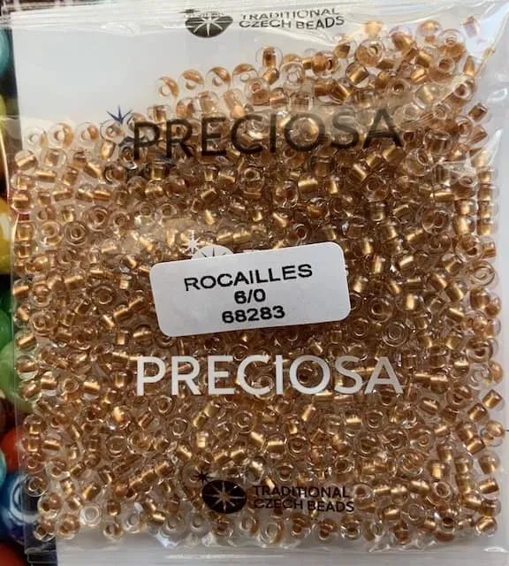Preciosa Round Seed Beads 68283 6/0 3.5 Oz