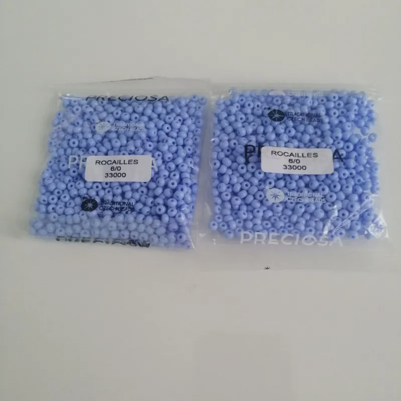 Preciosa Round Seed Beads 33000 6/0  50 gr. 1.7 Oz 3