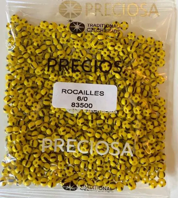Preciosa Round Seed Beads 83500 6/0 3.5 Oz