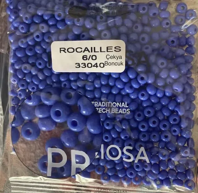Preciosa Round Seed Beads 33040 6/0 50 gr. 1.7 Oz