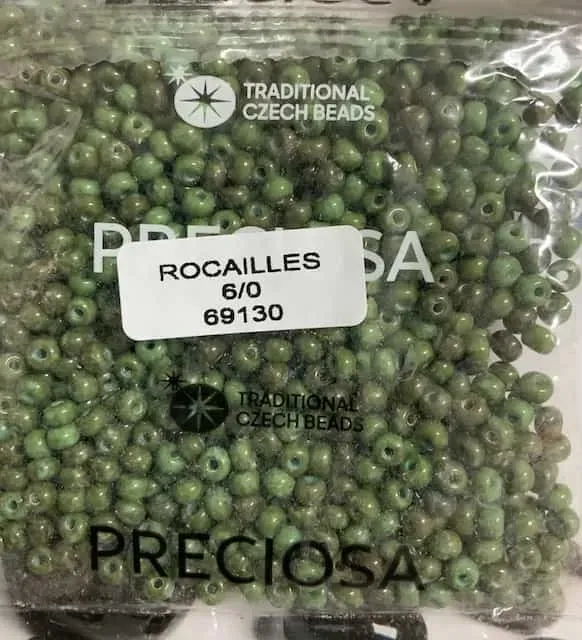 Preciosa Round Seed Beads 69130 6/0 3.5 Oz