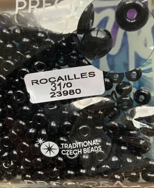 Preciosa Round Seed Beads 23980 31/0 3.5 Oz