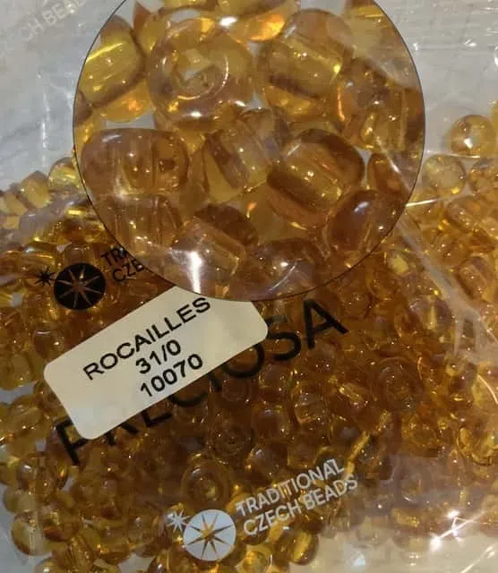Preciosa Round Seed Beads 10070 31/0 3.5 Oz