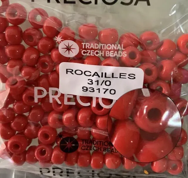 Preciosa Round Seed Beads 93170 31/0 3.5 Oz