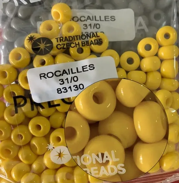 Preciosa Round Seed Beads 83130 31/0 3.5 Oz