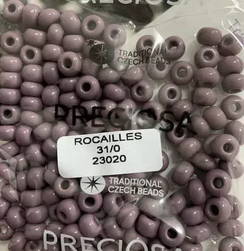 Preciosa Round Seed Beads 23020 31/0 3.5 Oz