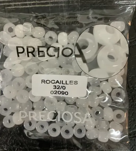 Preciosa Round Seed Beads 02090 32/0 3.5 Oz