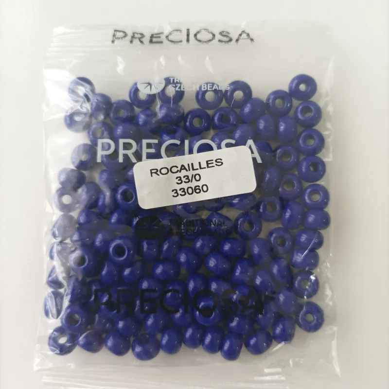 Preciosa Round Seed Beads 33060 33/0 3.5 Oz 2