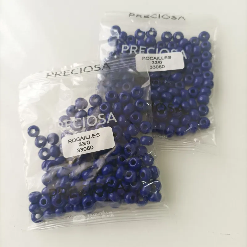 Preciosa Round Seed Beads 33060 33/0 3.5 Oz 4