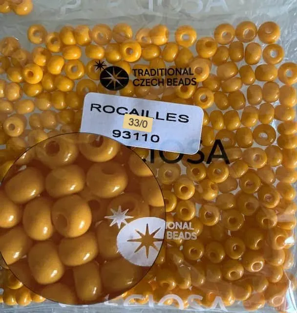 Preciosa Round Seed Beads 93110 33/0 3.5 Oz