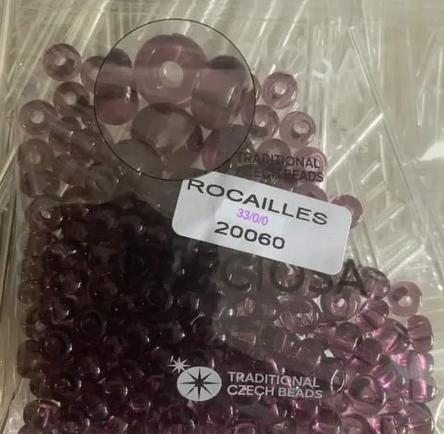 Preciosa Round Seed Beads 20060 33/0 3.5 Oz