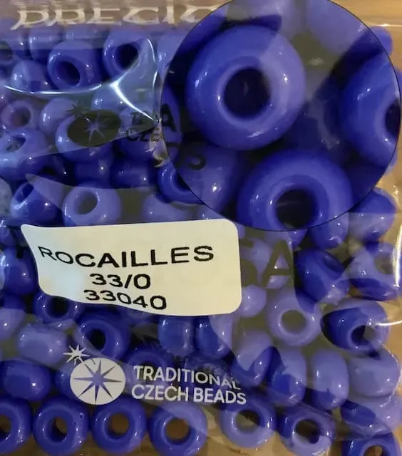 Preciosa Round Seed Beads 33040 33/0 3.5 Oz