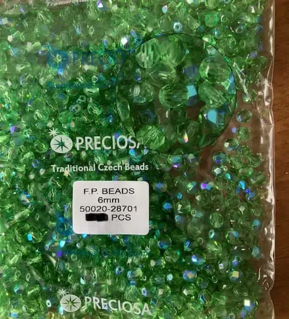 Preciosa Fire Polished Beads FP 6mm 50020-28701 100 Pcs 3