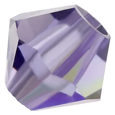 Preciosa Crystal Beads 3mm Light Amethyst  20020 Pyramid 110 Pcs