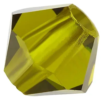 Preciosa Crystal Beads 3mm 50230 Olivine 110 Pcs Pyramid