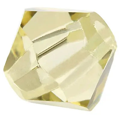Preciosa Crystal Beads 4 mm 80100 Jonquil 57 Pcs Pyramid