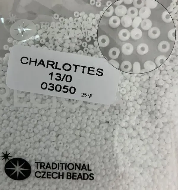 Preciosa Charlotte Seed Beads 03050 13/0 50 gr. 1.7 Oz