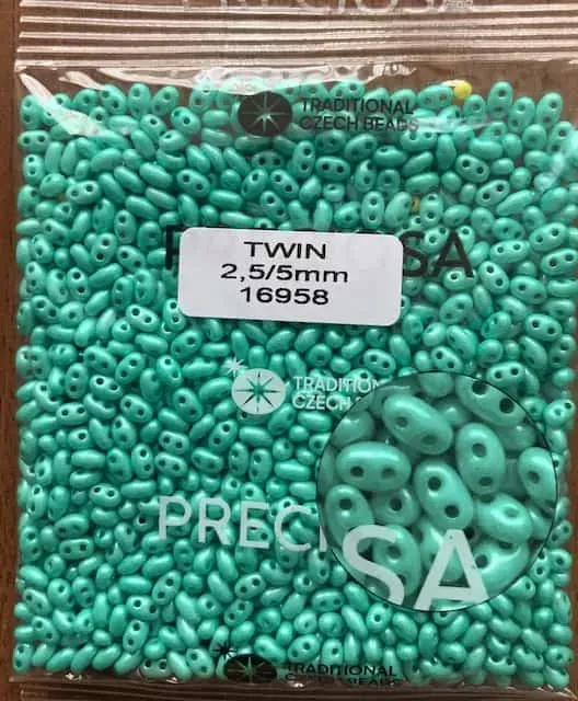 Preciosa Twin Beads 3.5 Oz 16958 2.5/5mm