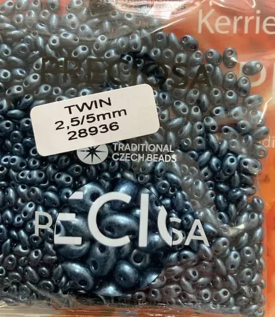 Preciosa Twin Beads 3.5 Oz 28936 2.5/5mm