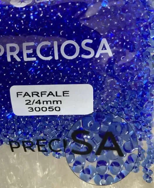Preciosa Farfalle Beads 3.5 Oz 30050 2/4mm