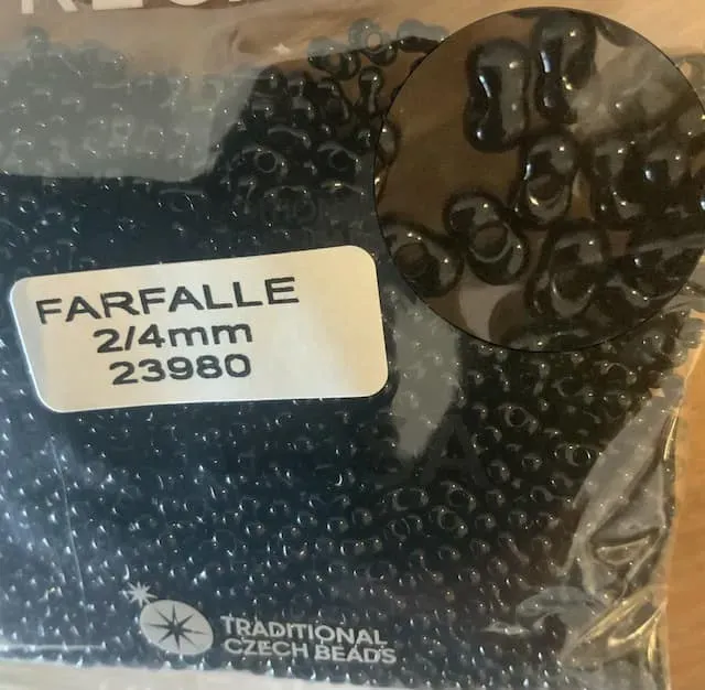 Preciosa Farfalle Beads 3.5 Oz 23980 2/4mm