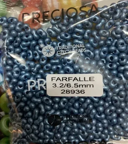 Preciosa Farfalle Beads 3.5 Oz 28936 3.2/6.5mm