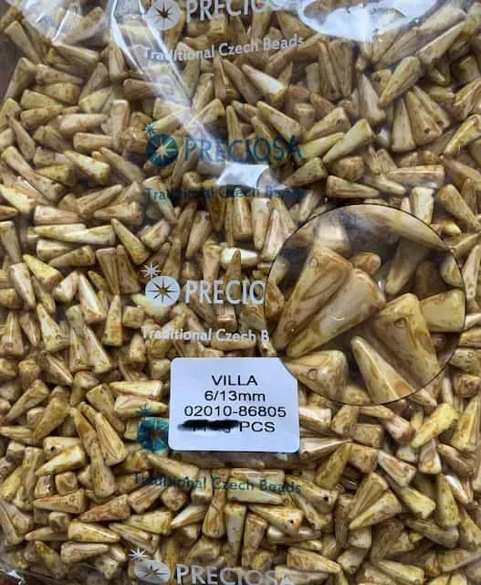 Preciosa Villa Beads 1.76 Oz 6/13mm 02010-86805 100 Pcs