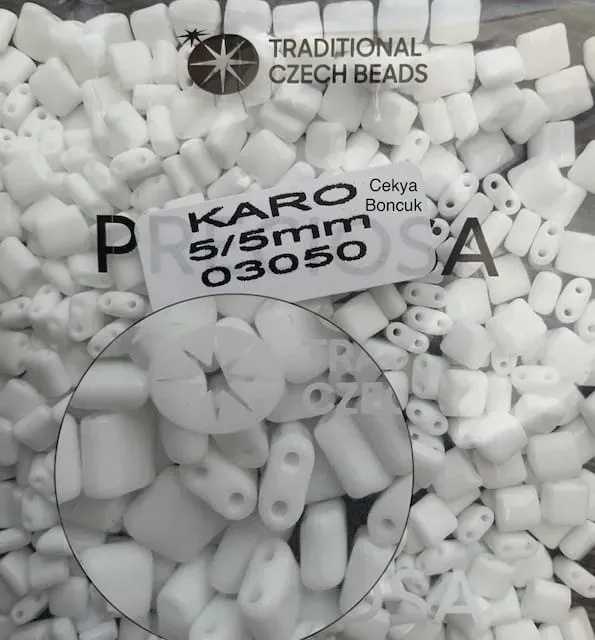 Preciosa Karo Beads 03050 5/5mm 3.5 Oz