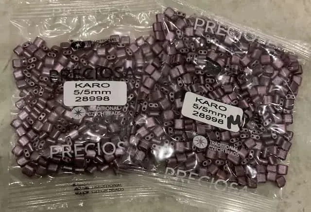 Preciosa Karo Beads 28998 5/5mm 3.5 Oz Matte