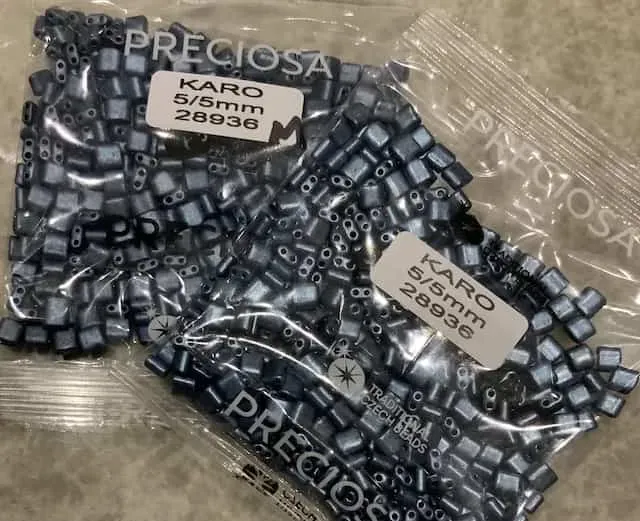 Preciosa Karo Beads 28936 5/5mm 3.5 Oz Matte 6