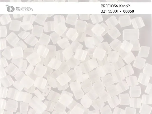 Preciosa Karo Beads 00050 5/5mm 3.5 Oz