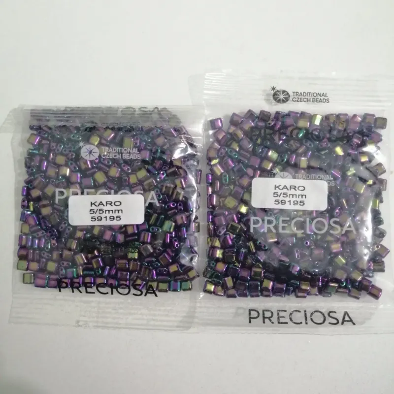 Preciosa Karo Beads 59195 5/5mm 3.5 Oz 3