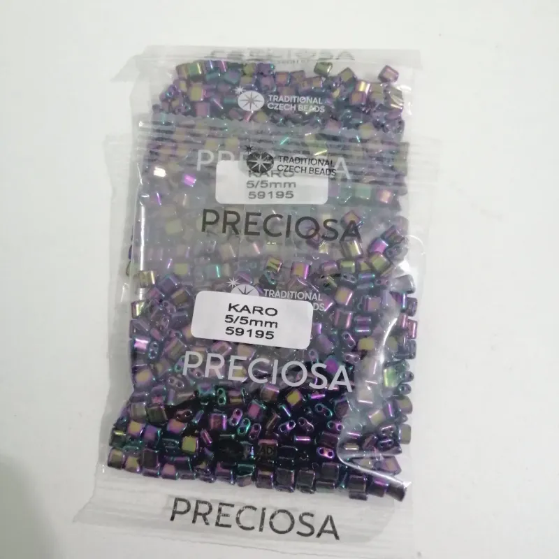 Preciosa Karo Beads 59195 5/5mm 3.5 Oz 4