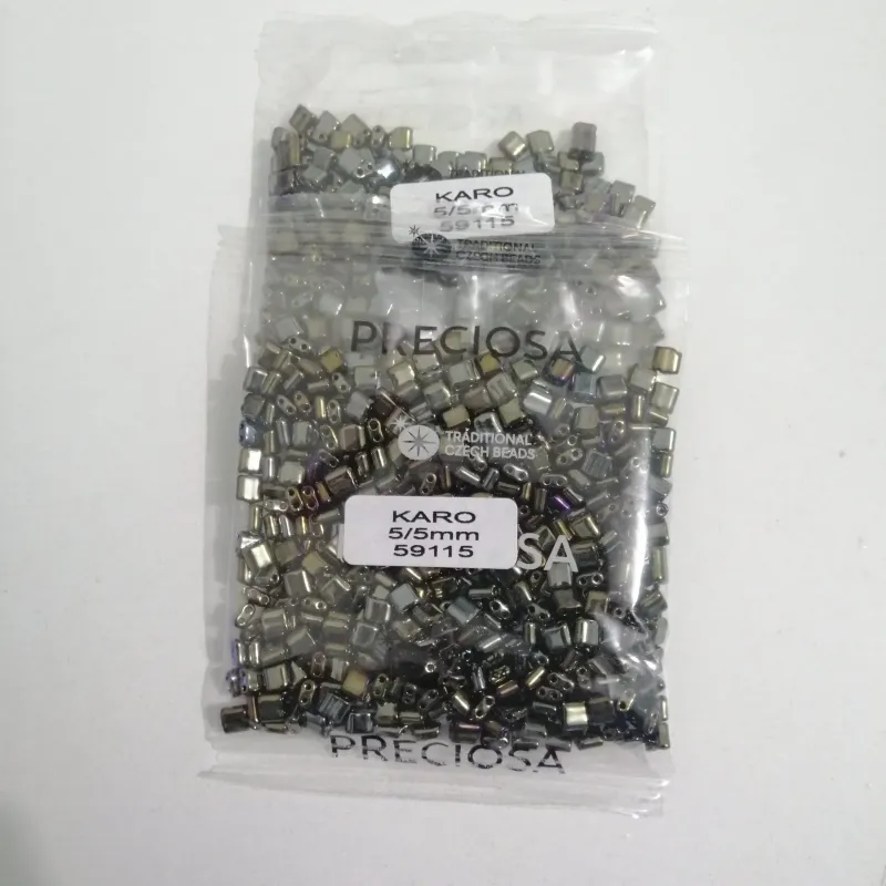 Preciosa Karo Beads 59115 5/5mm 3.5 Oz 4