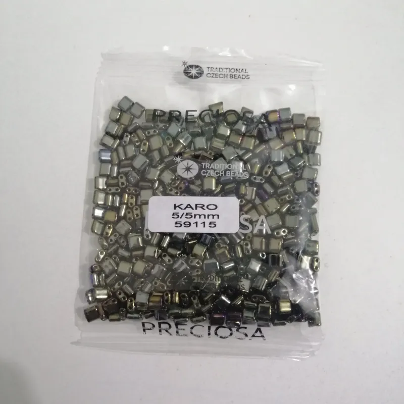 Preciosa Karo Beads 59115 5/5mm 3.5 Oz
