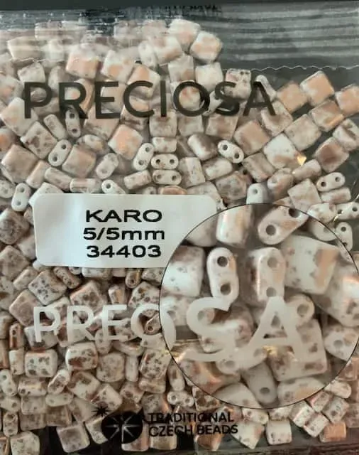 Preciosa Karo Beads 34403 5/5mm 3.5 Oz