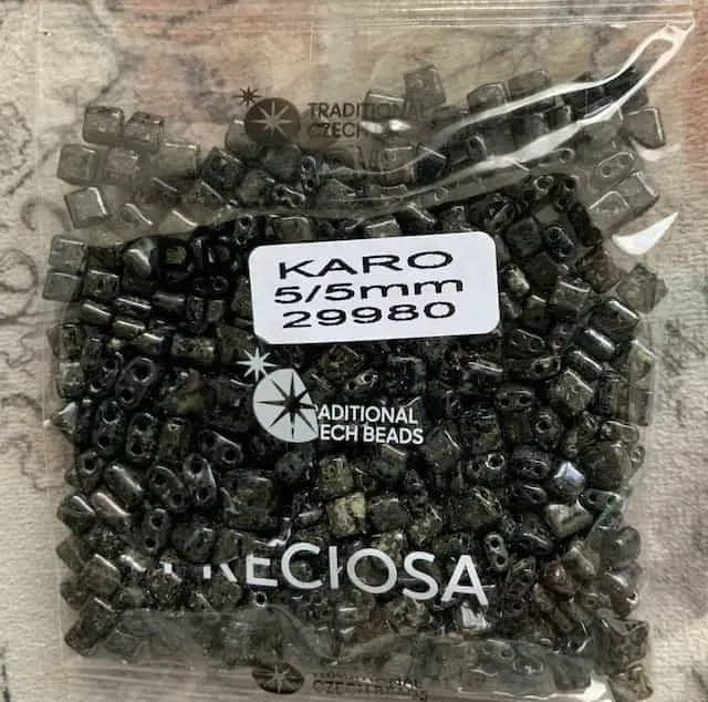 Preciosa Karo Beads 29980 5/5mm 3.5 Oz