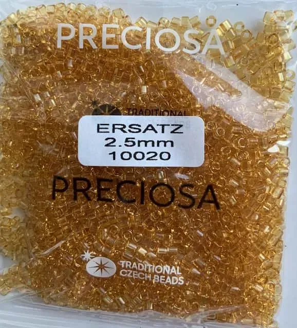 Preciosa Ersatz Beads 10020 2.5mm  3.5 Oz