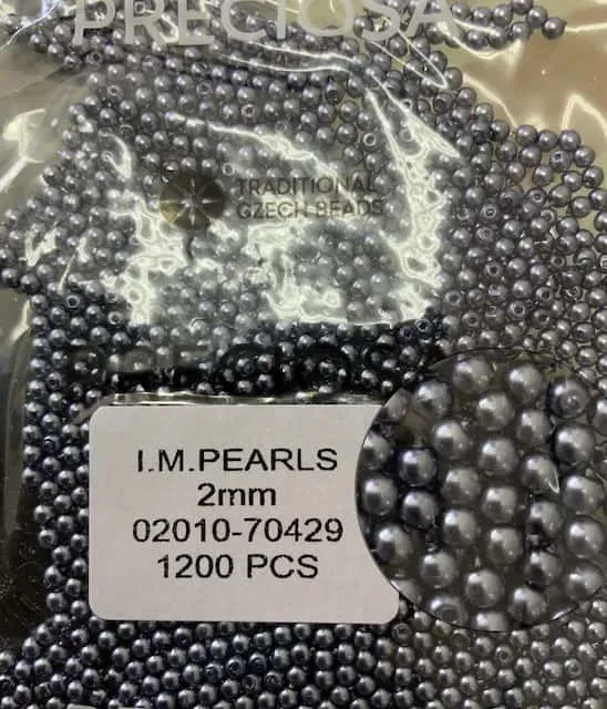 Preciosa Pearl Beads 2mm 02010-70429 200 Pcs