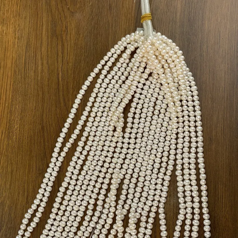 Lonjew Real Pearls 7-7.5mm A Grade Quality Approx 57 Pcs One Strand 2