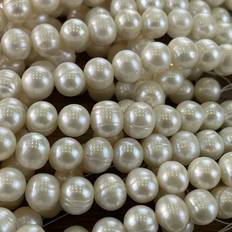 Lonjew Real Pearls 8-8.5mm A Grade Quality Approx 52 Pcs One Strand 6