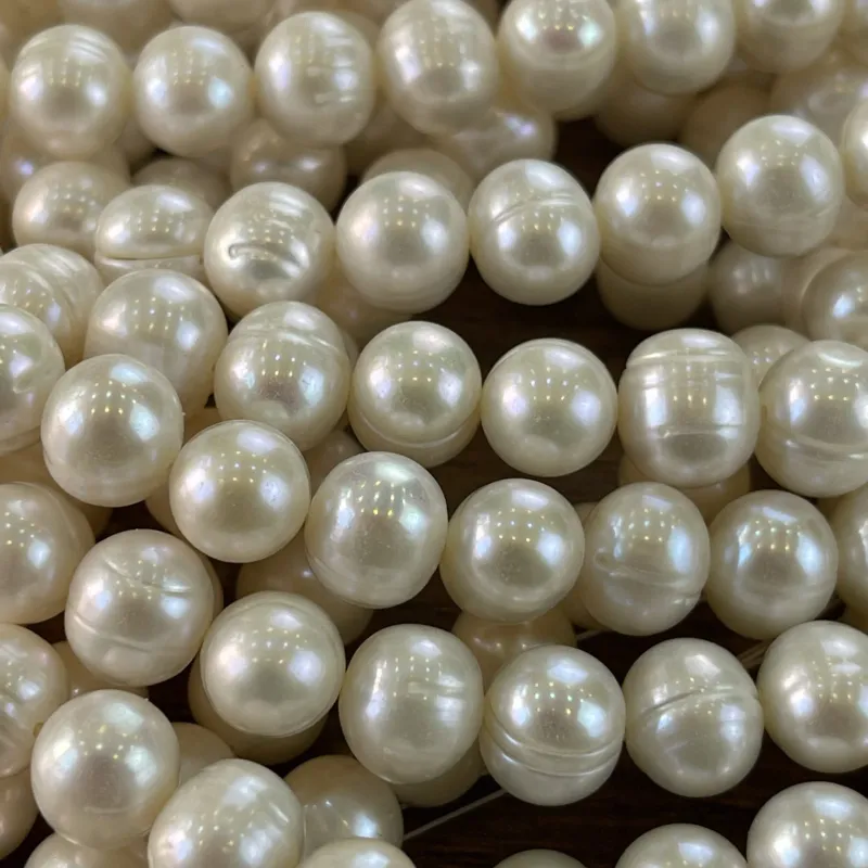 Lonjew Real Pearls 8-8.5mm B+ Grade Quality Approx 51 Pcs One Strand 7
