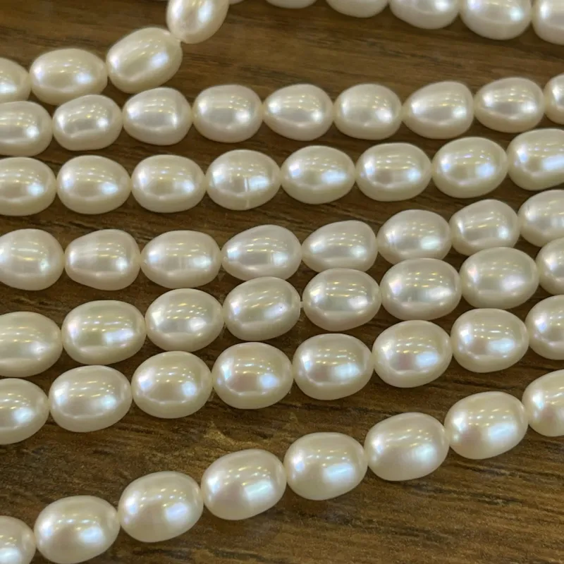 Lonjew Real Pearls 6-7mm AAA Grade Quality Approx 48 Pcs One Strand — photo 11