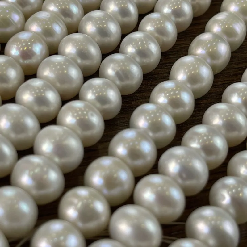Lonjew Real Pearls 9-10mm B+ Grade Quality Approx 51 Pcs One Strand 3