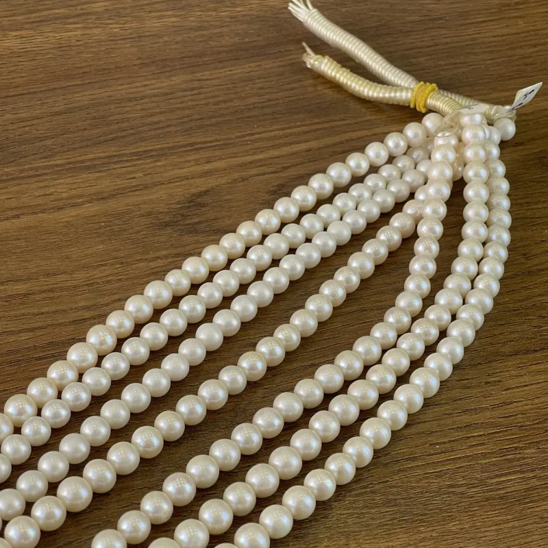Lonjew Real Pearls 9-9.5mm A+ Grade Quality Approx 50 Pcs One Strand HM055 — photo 16