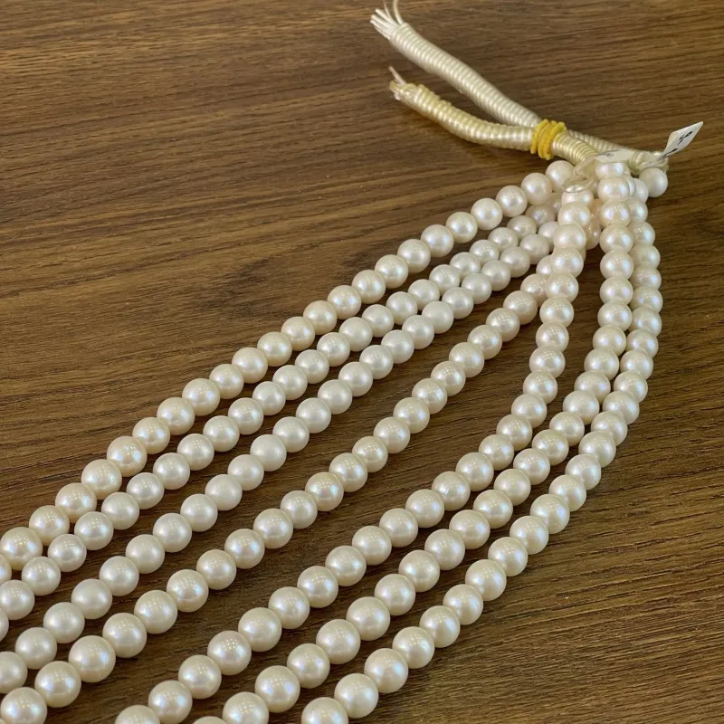 Lonjew Real Pearls 9-9.5mm A+ Grade Quality Approx 50 Pcs One Strand HM055 — photo 17