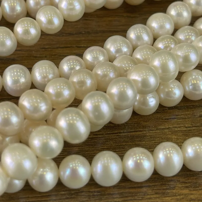 Lonjew Real Pearls 7-7.5mm AA Grade Quality Approx 56 Pcs One Strand AN055 — photo 16