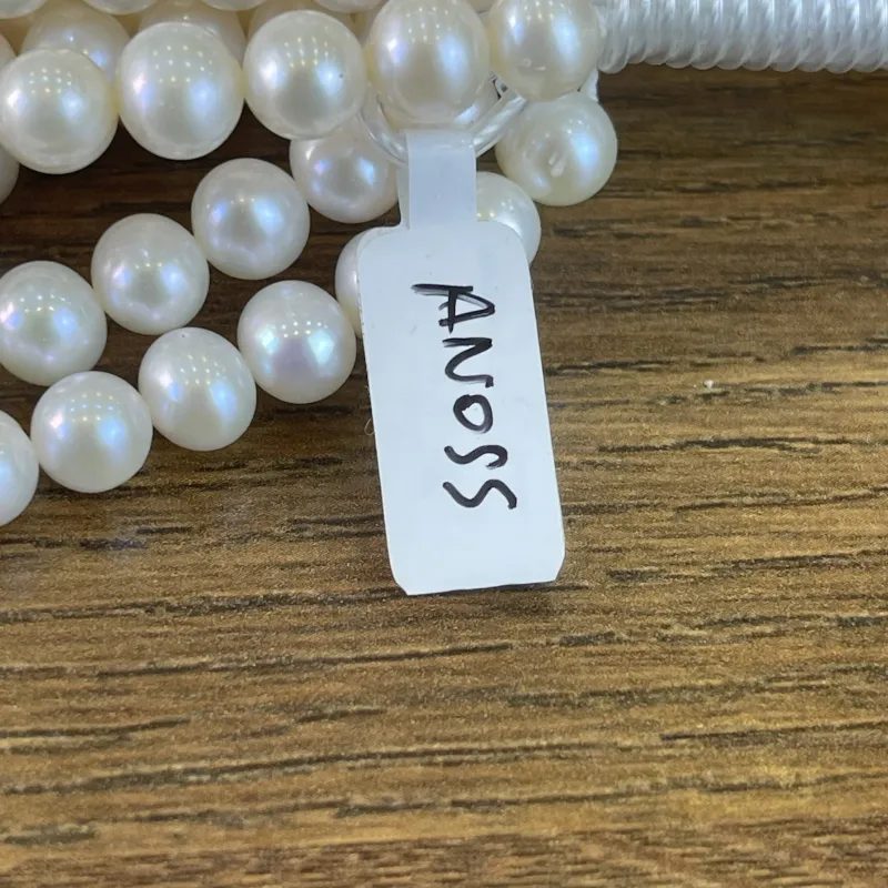 Lonjew Real Pearls 7-7.5mm AA Grade Quality Approx 56 Pcs One Strand AN055 7