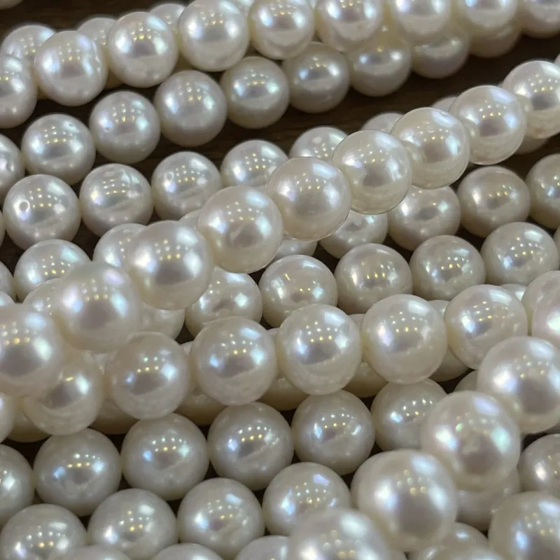 Lonjew Real Pearls 7.5-8mm AA Grade Quality Approx 53 Pcs One Strand AN075 — photo 15