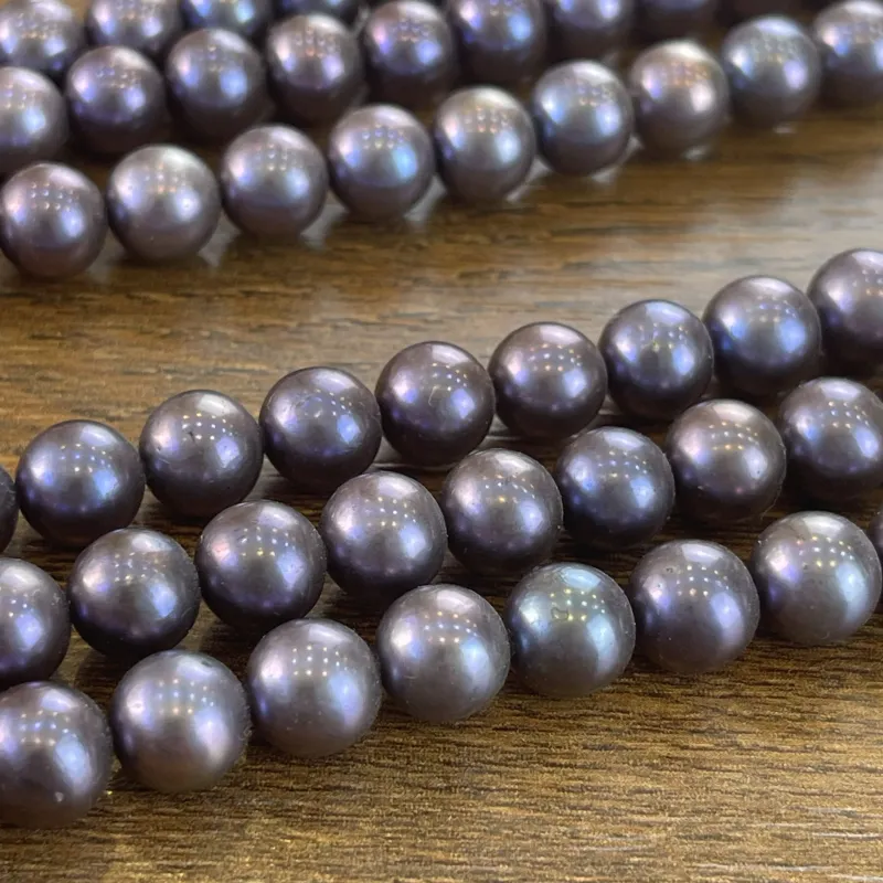 Lonjew Real Pearls 9-10mm AA+ Grade Quality Approx 52 Pcs One Strand RS125 7